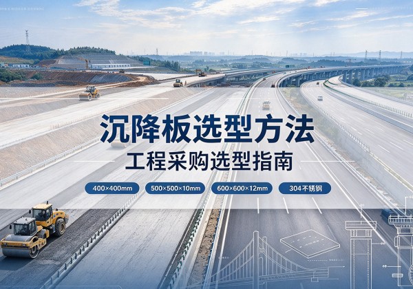 张家港沉降板选择方法